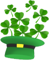 Hat and Green Clover